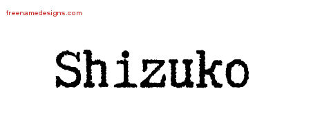 Typewriter Name Tattoo Designs Shizuko Free Download
