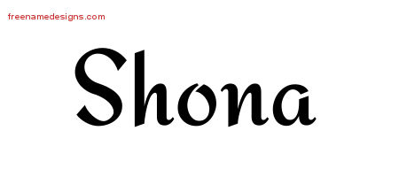 Calligraphic Stylish Name Tattoo Designs Shona Download Free