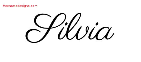 silvia Archives - Free Name Designs