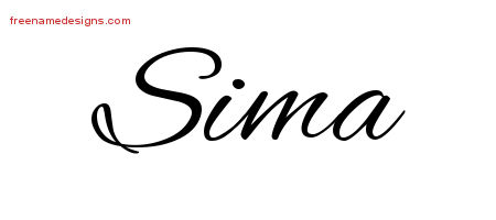 Cursive Name Tattoo Designs Sima Download Free