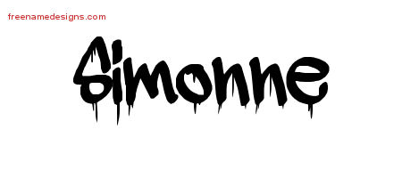 Graffiti Name Tattoo Designs Simonne Free Lettering