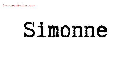 Typewriter Name Tattoo Designs Simonne Free Download