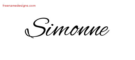 Cursive Name Tattoo Designs Simonne Download Free