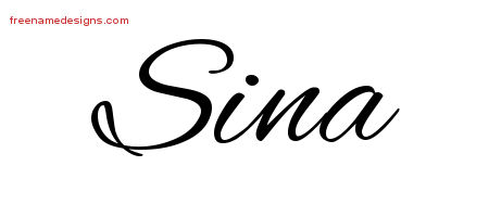 Cursive Name Tattoo Designs Sina Download Free