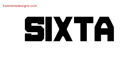 Titling Name Tattoo Designs Sixta Free Printout