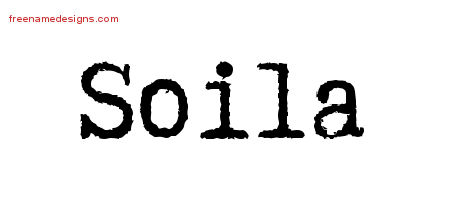 Typewriter Name Tattoo Designs Soila Free Download