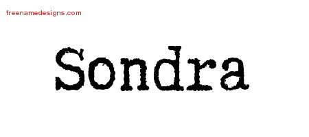 Typewriter Name Tattoo Designs Sondra Free Download