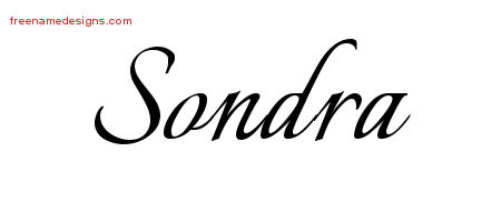 Calligraphic Name Tattoo Designs Sondra Download Free