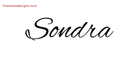 Cursive Name Tattoo Designs Sondra Download Free