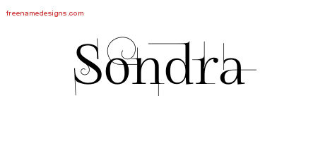 Decorated Name Tattoo Designs Sondra Free