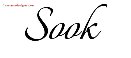 Calligraphic Name Tattoo Designs Sook Download Free