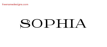 sophia Archives - Free Name Designs