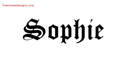 sophie Archives - Free Name Designs