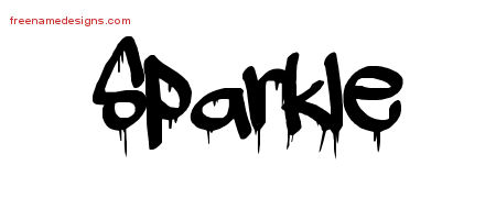 Graffiti Name Tattoo Designs Sparkle Free Lettering
