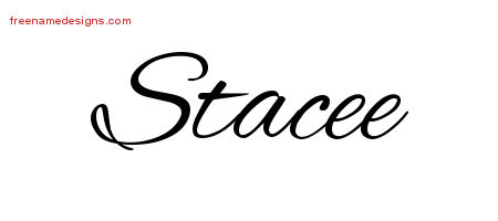 Cursive Name Tattoo Designs Stacee Download Free