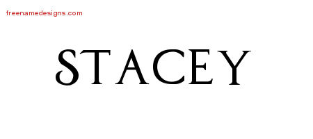 Regal Victorian Name Tattoo Designs Stacey Graphic Download
