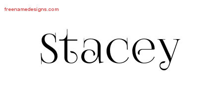 Vintage Name Tattoo Designs Stacey Free Download