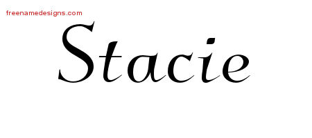 Elegant Name Tattoo Designs Stacie Free Graphic