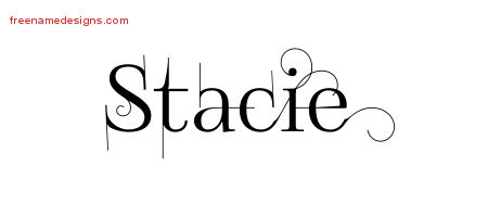 Decorated Name Tattoo Designs Stacie Free