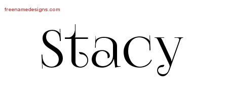 Vintage Name Tattoo Designs Stacy Free Download