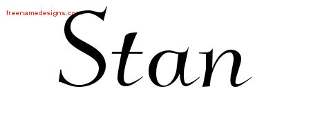 Elegant Name Tattoo Designs Stan Download Free