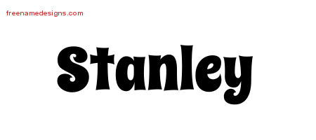 Groovy Name Tattoo Designs Stanley Free