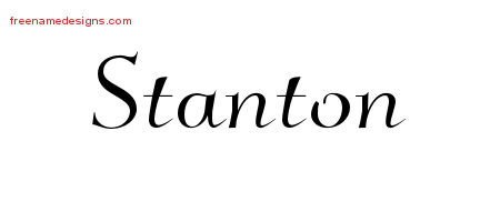 Elegant Name Tattoo Designs Stanton Download Free