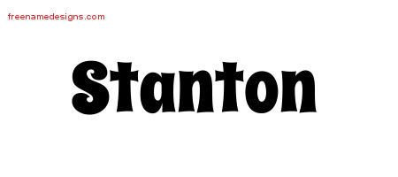 Groovy Name Tattoo Designs Stanton Free