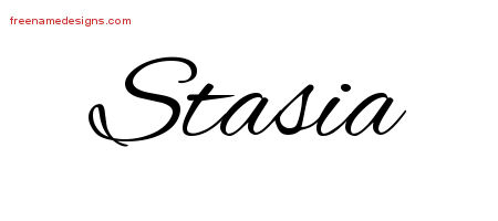 Cursive Name Tattoo Designs Stasia Download Free