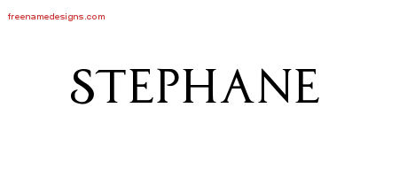Regal Victorian Name Tattoo Designs Stephane Graphic Download