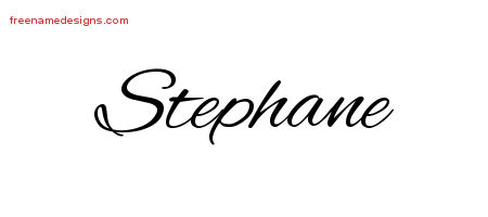 Cursive Name Tattoo Designs Stephane Download Free
