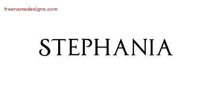 Regal Victorian Name Tattoo Designs Stephania Graphic Download