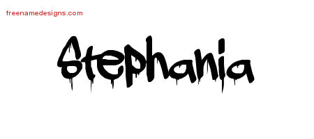 Graffiti Name Tattoo Designs Stephania Free Lettering