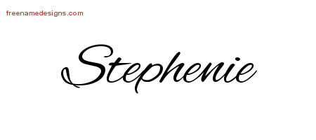 Cursive Name Tattoo Designs Stephenie Download Free