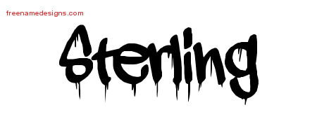 Graffiti Name Tattoo Designs Sterling Free