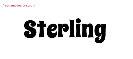 Groovy Name Tattoo Designs Sterling Free