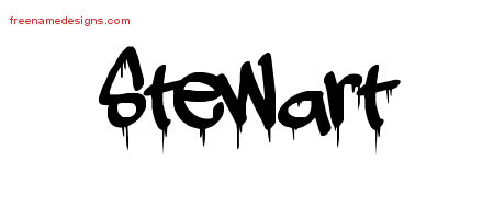 Graffiti Name Tattoo Designs Stewart Free
