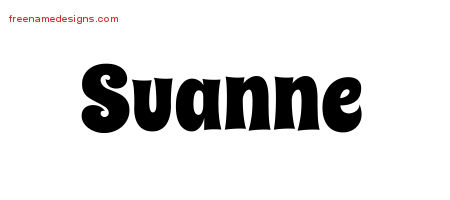 Groovy Name Tattoo Designs Suanne Free Lettering