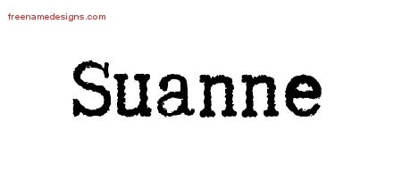 Typewriter Name Tattoo Designs Suanne Free Download