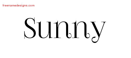 Vintage Name Tattoo Designs Sunny Free Download
