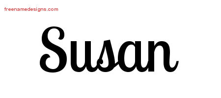 Handwritten Name Tattoo Designs Susan Free Download