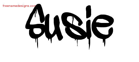 Graffiti Name Tattoo Designs Susie Free Lettering
