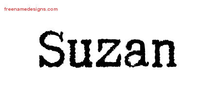 Typewriter Name Tattoo Designs Suzan Free Download