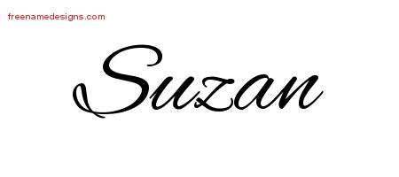 Cursive Name Tattoo Designs Suzan Download Free