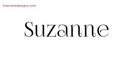 Vintage Name Tattoo Designs Suzanne Free Download
