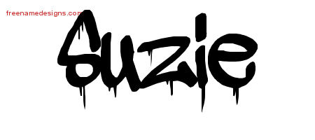 Graffiti Name Tattoo Designs Suzie Free Lettering