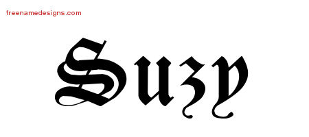 Blackletter Name Tattoo Designs Suzy Graphic Download