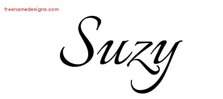 Calligraphic Name Tattoo Designs Suzy Download Free