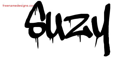 Graffiti Name Tattoo Designs Suzy Free Lettering