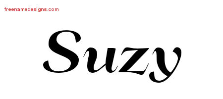 Art Deco Name Tattoo Designs Suzy Printable